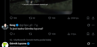 Tak Górnik Łęczna ODPOWIADA na porównanie kadry Legii z ich kadrą xD